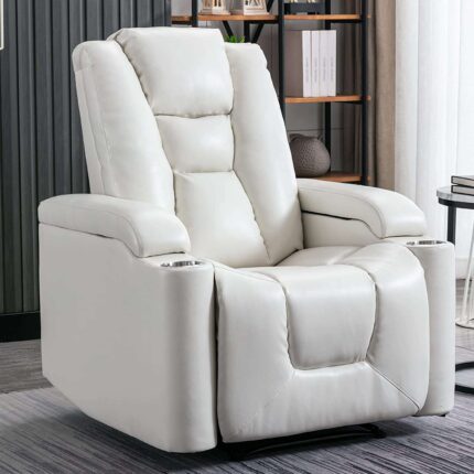 White Single Seater Sofa