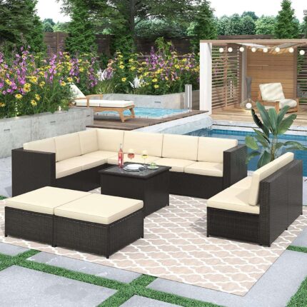 Outdoor modern sofa set